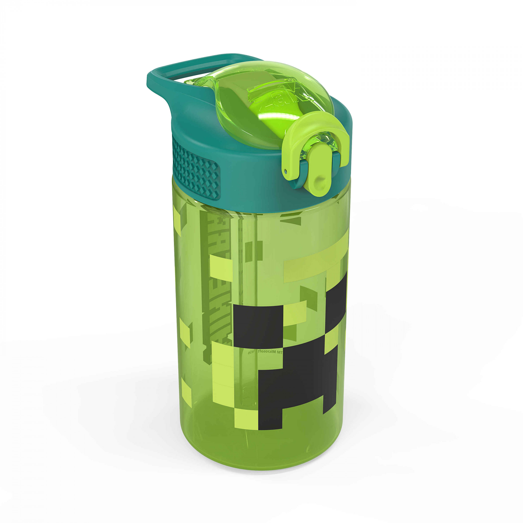 Minecraft Creeper 16oz Reusable Plastic Water Bottle